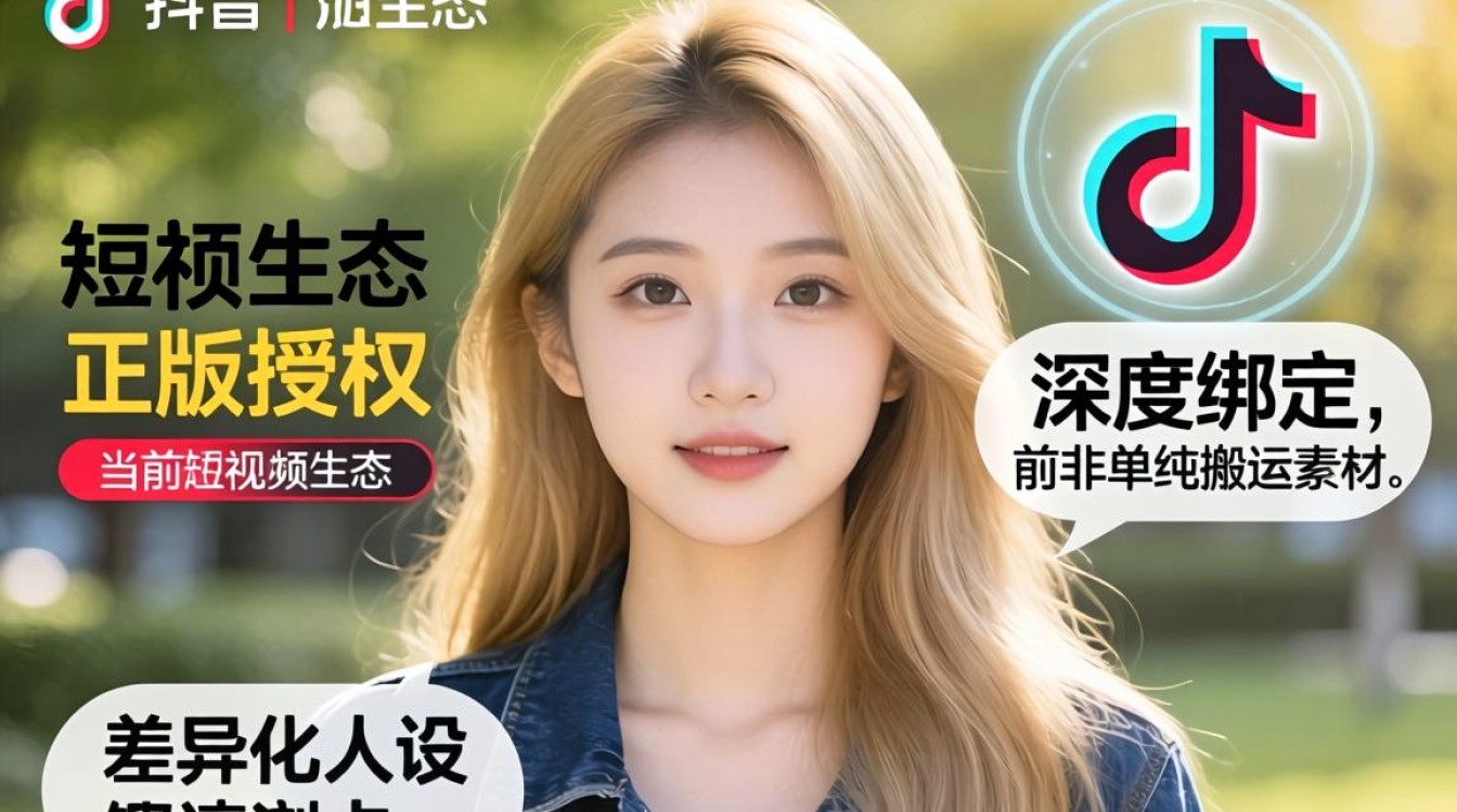 抖音 金发美女tiktok小卡正版 运营实操教程