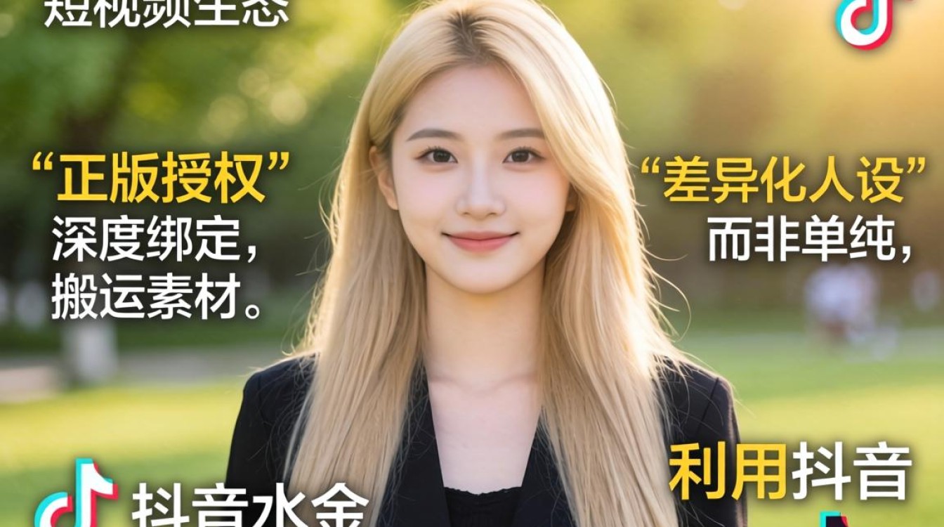 抖音 金发美女tiktok小卡正版 运营实操教程