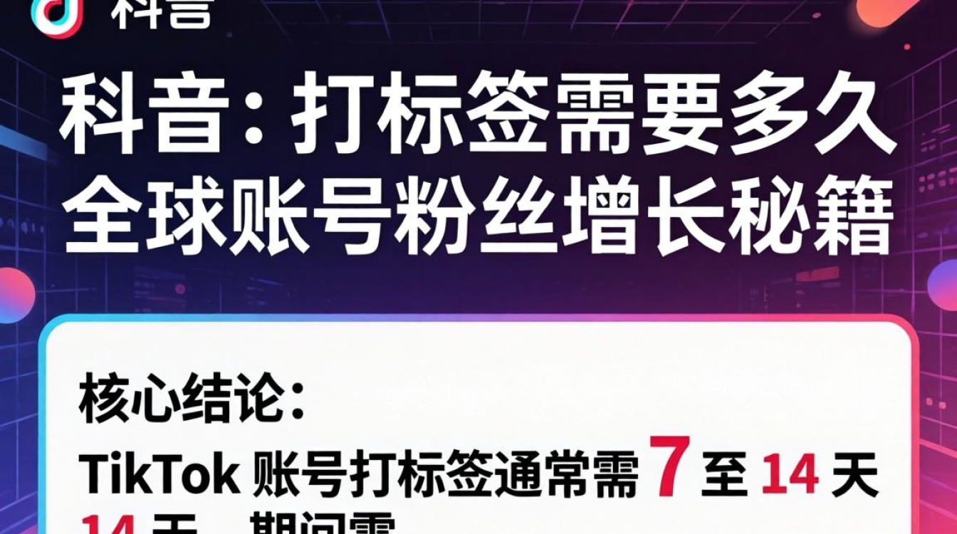 TikTok 打标签需要多久 全球账号粉丝增长秘籍