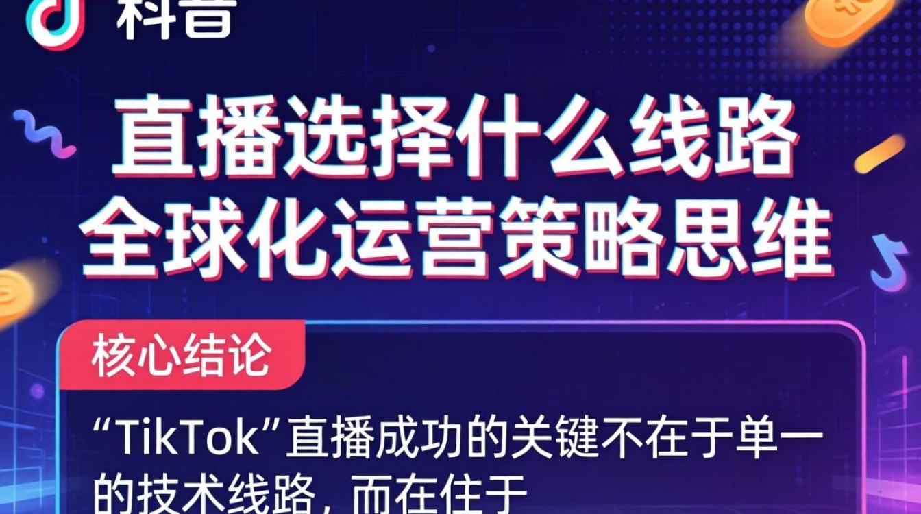 TikTok 直播选择什么线路 全球化运营策略思维