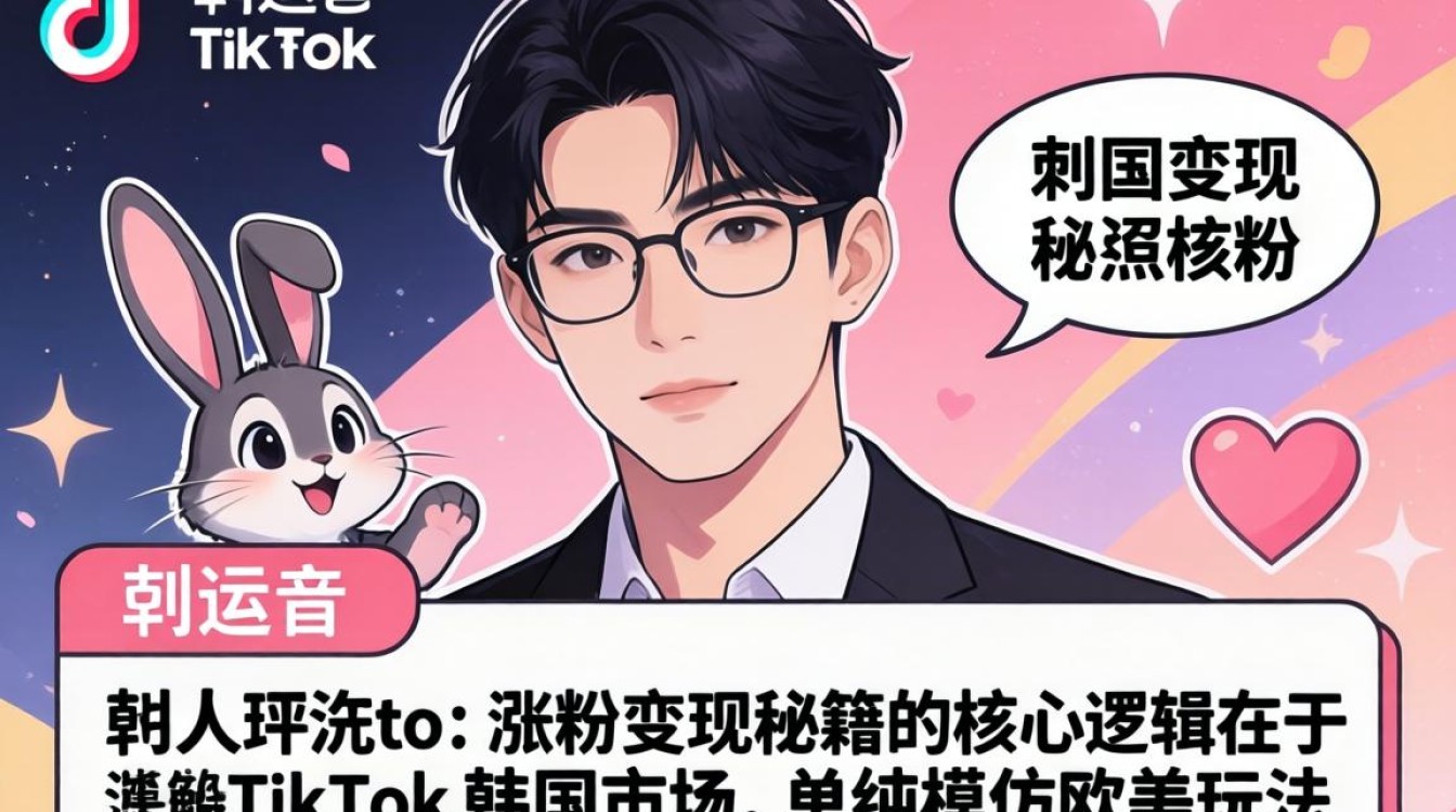 账号运营韩国人评TikTok涨粉变现秘籍