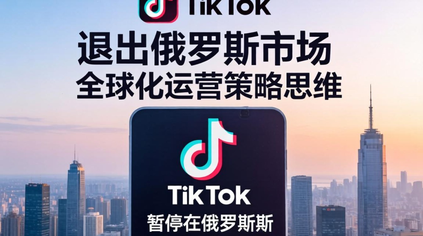 TikTok 退出俄罗斯市场 全球化运营策略思维