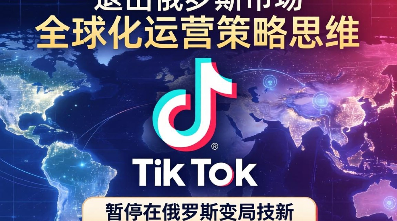 TikTok 退出俄罗斯市场 全球化运营策略思维