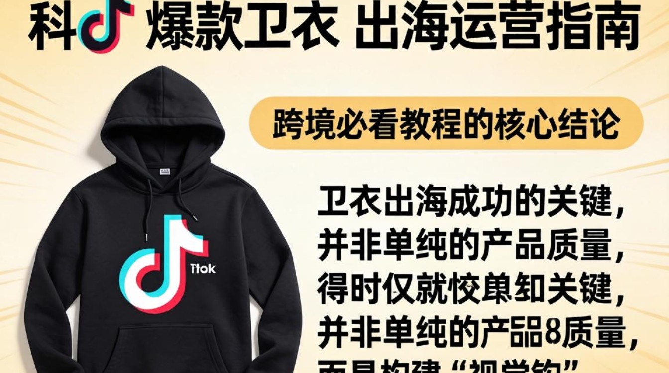 TikTok 爆款卫衣 出海运营指南,跨境必看教程 TikTok 爆款卫衣 出海运营指南