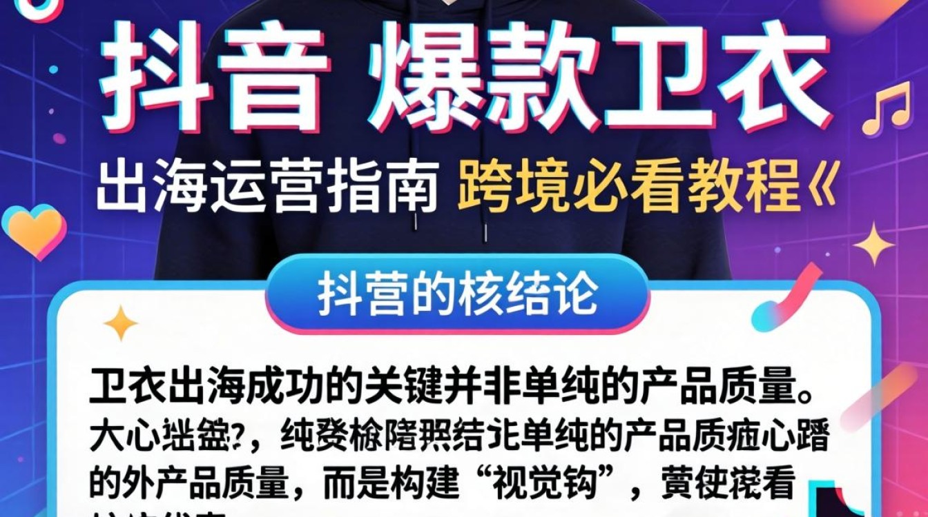 TikTok 爆款卫衣 出海运营指南,跨境必看教程 TikTok 爆款卫衣 出海运营指南