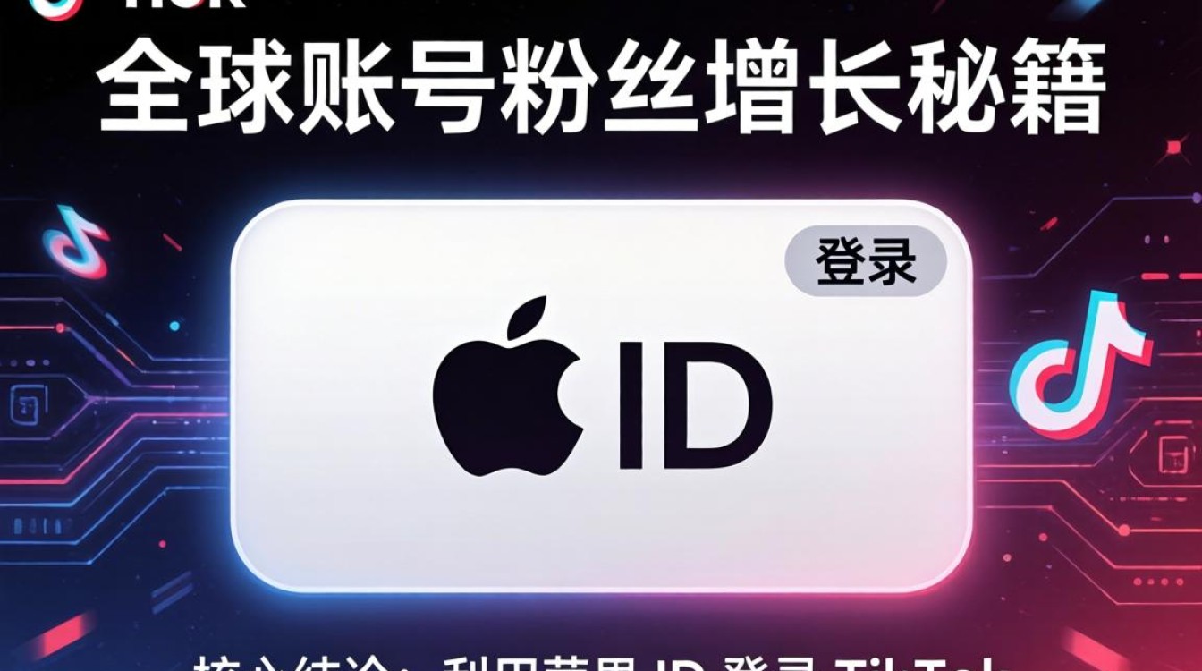 TikTok 用苹果id登录 全球账号粉丝增长秘籍