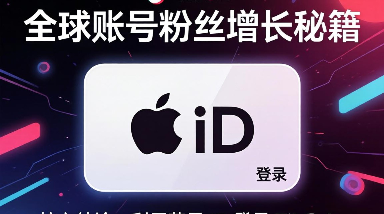 TikTok 用苹果id登录 全球账号粉丝增长秘籍