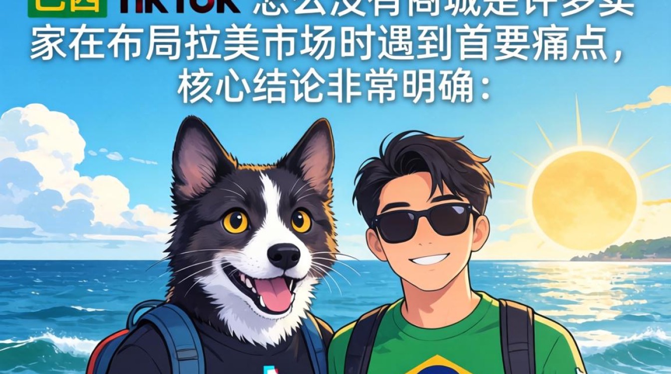 跨境出海 巴西tiktok怎么没有商城 全球市场攻略