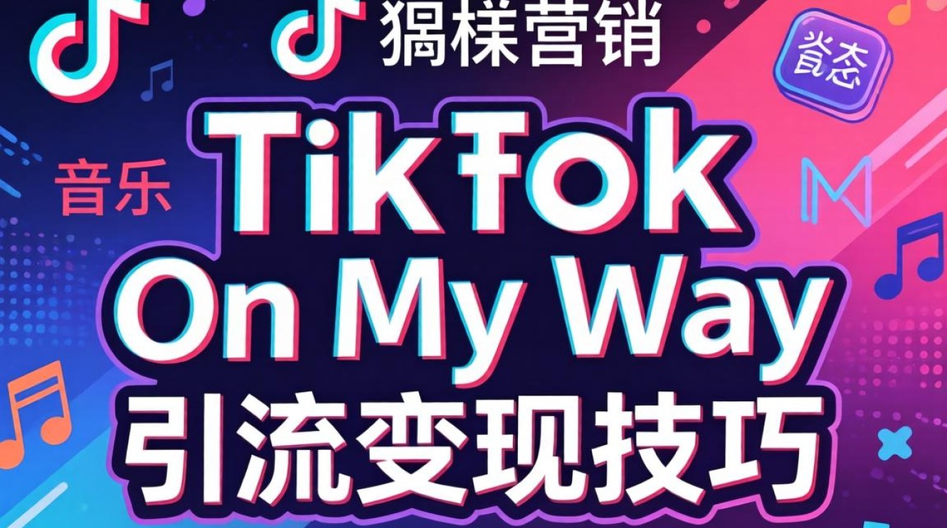 社媒营销 音乐tiktok on my way 引流变现技巧