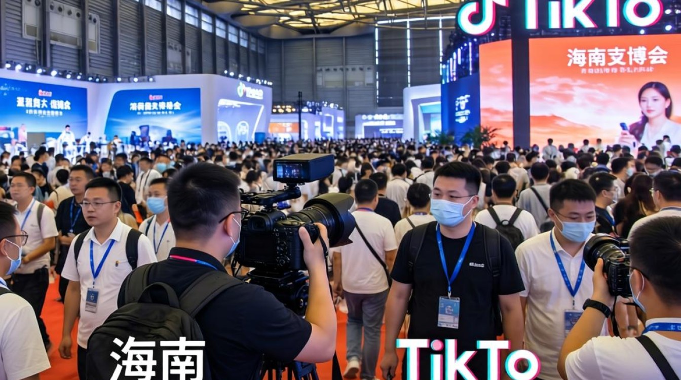 视频拍摄 海南跨博会tiktok 提升画面质感