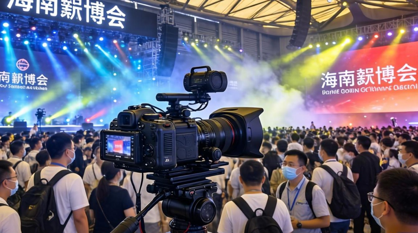 视频拍摄 海南跨博会tiktok 提升画面质感