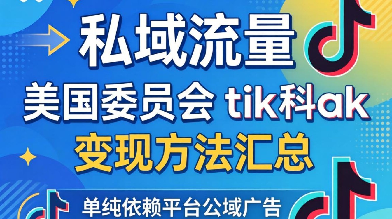 私域流量 美国委员会tiktok 变现方法汇总