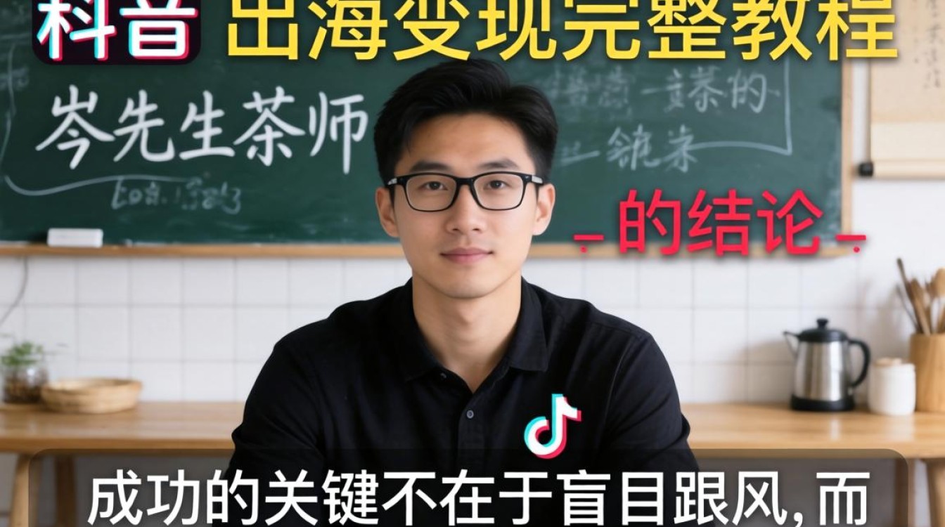 TikTok 岑先生茶师 出海变现完整教程