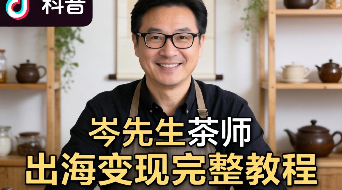 TikTok 岑先生茶师 出海变现完整教程
