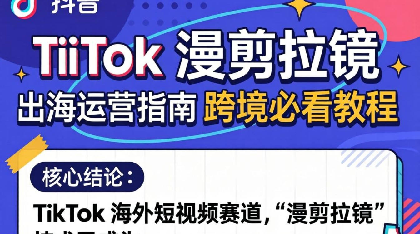 TikTok 漫剪拉镜 出海运营指南