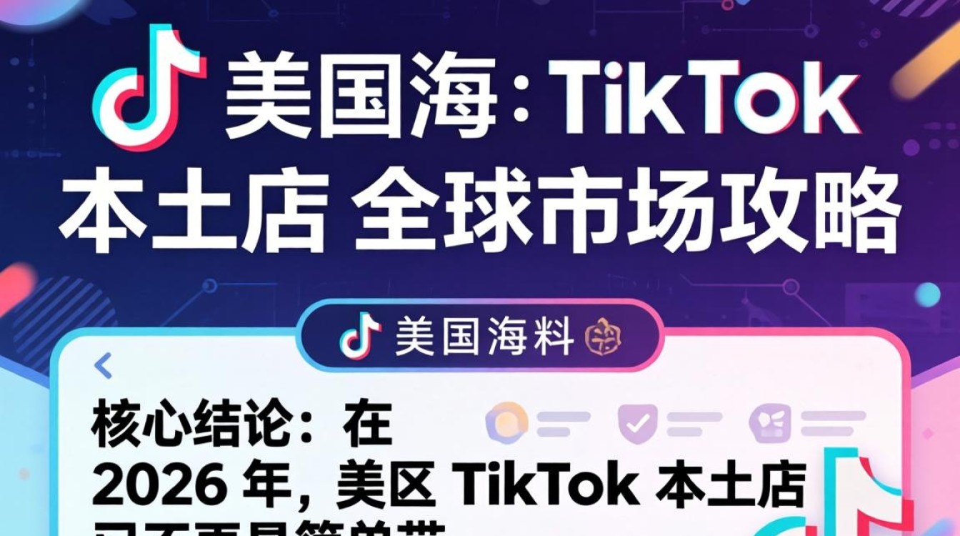 跨境出海美区TikTok本土店怎么做