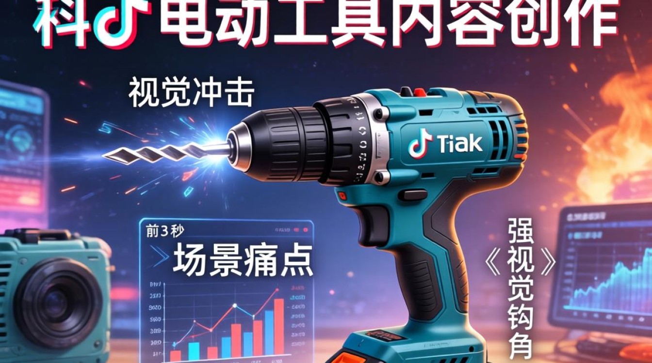 TikTok 电动工具 内容创作技巧