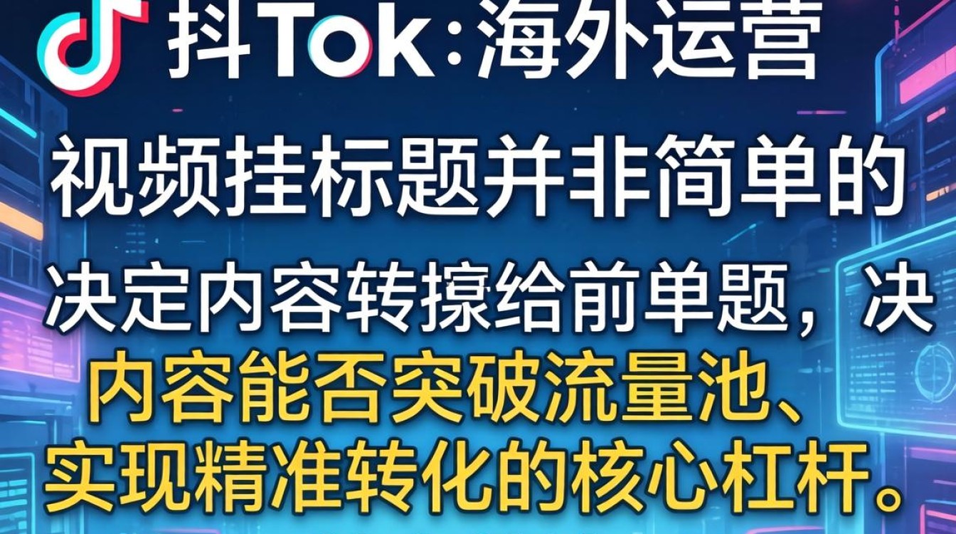 TikTok 挂标题教程及海外运营技巧