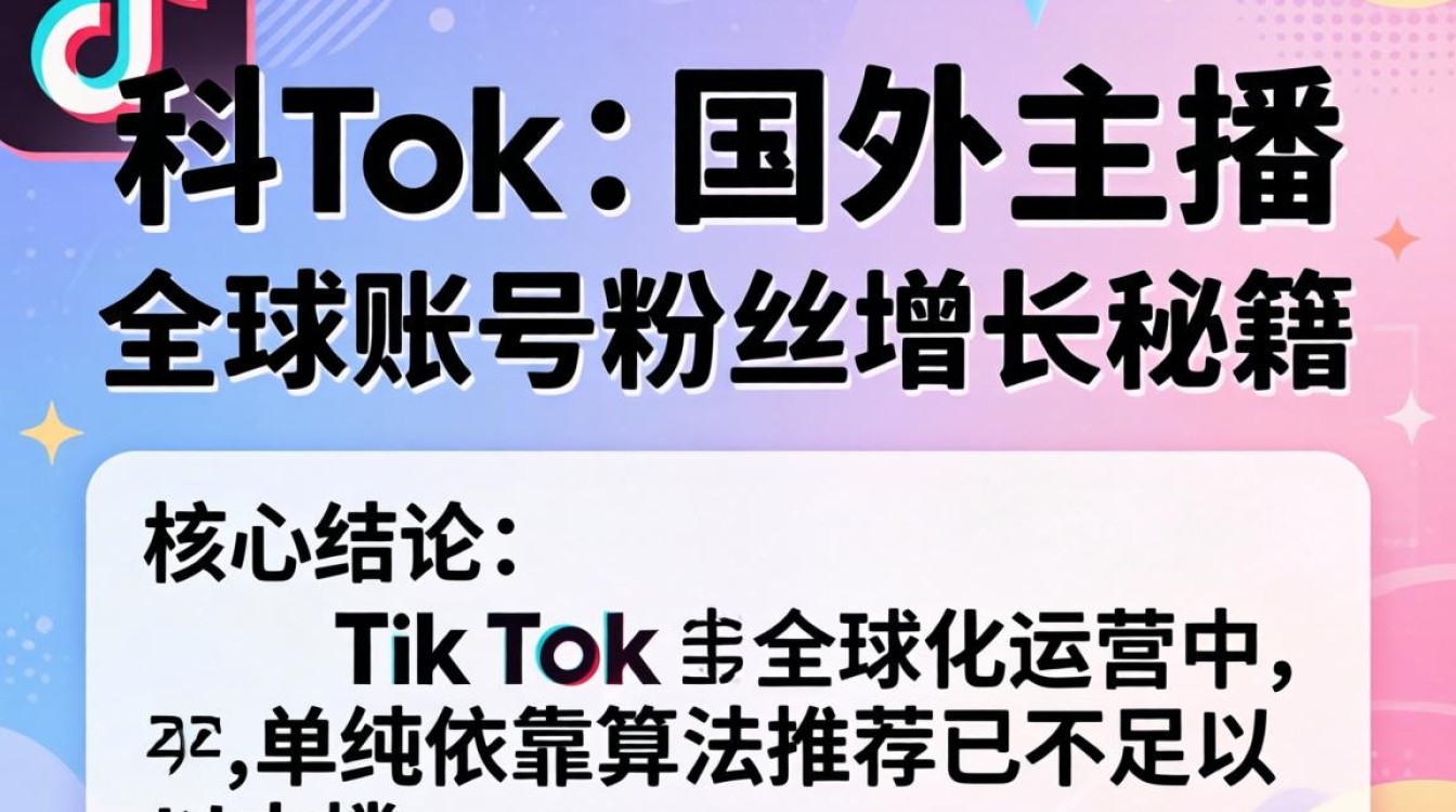 TikTok 选国外主播 全球账号粉丝增长秘籍,怎么选择海外网红带货,TikTok 涨粉技巧 TikTok 选国外主播 全球账号粉丝增长秘籍