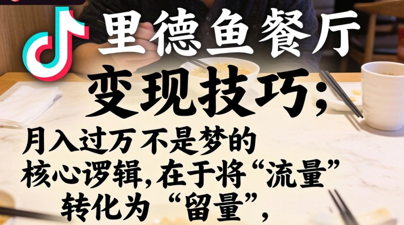 TikTok 里德鱼餐厅 变现技巧