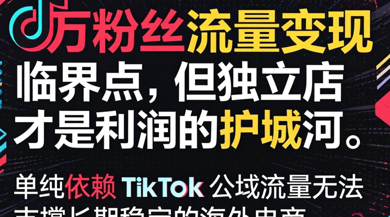 TikTok 15万粉丝 独立站建站海外电商指南