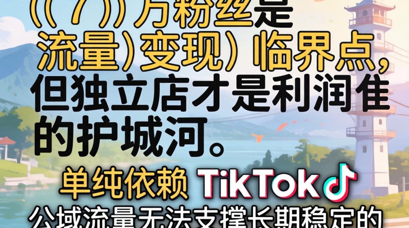 TikTok 15万粉丝 独立站建站海外电商指南