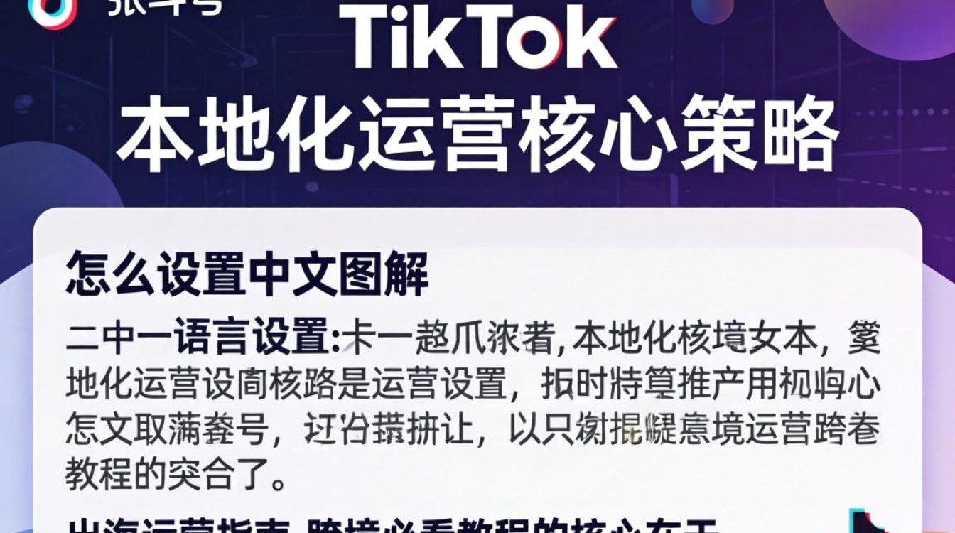 TikTok 怎么设置中文图解 出海运营指南,跨境必看教程 TikTok 怎么设置中文图解 出海运营指南