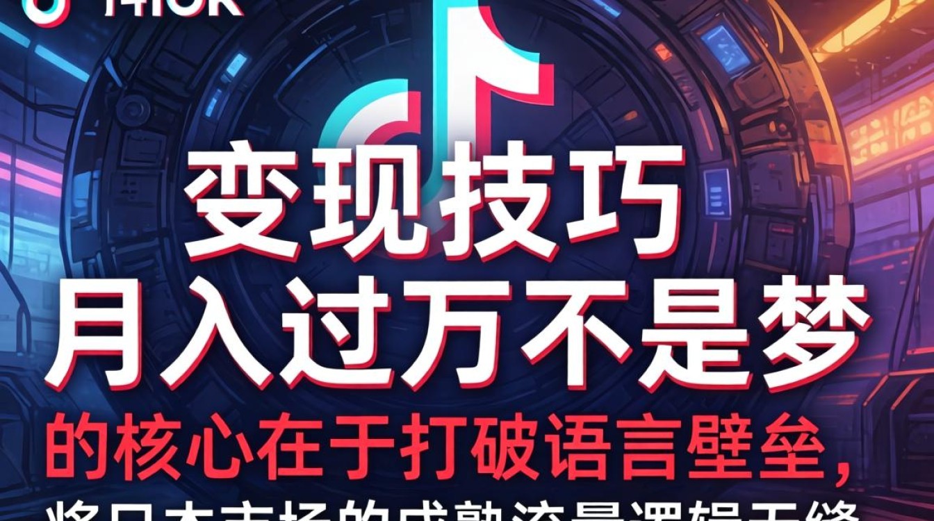 TikTok 日文怎么换成英文 变现技巧