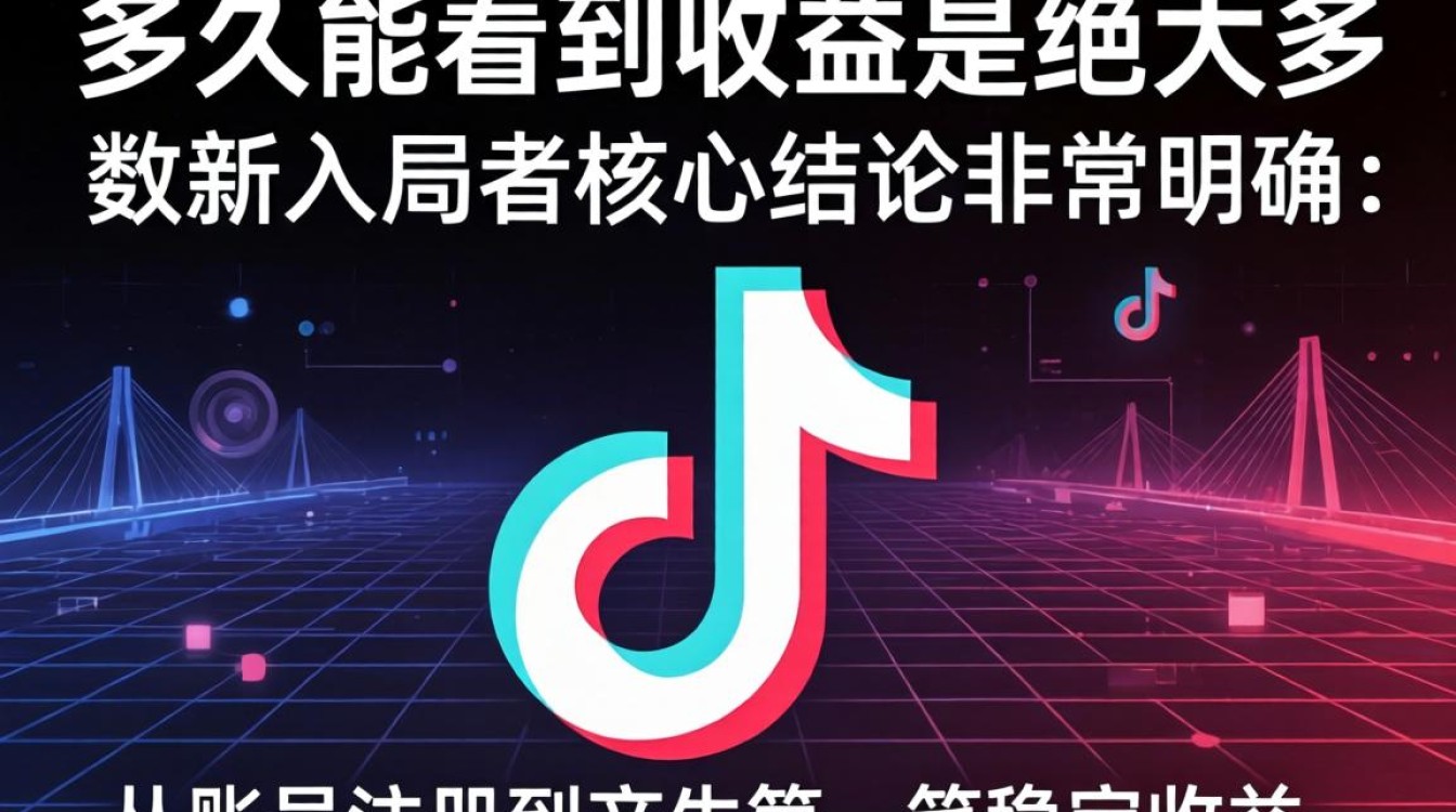 TikTok 多久能看到收益 运营实操教程
