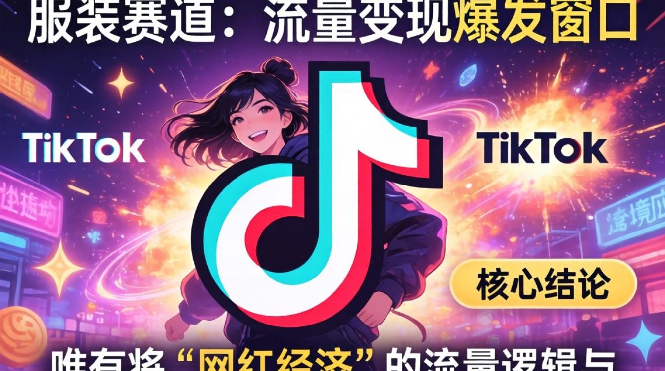 网红经济 跨境电商tiktok服装 抓住红利期