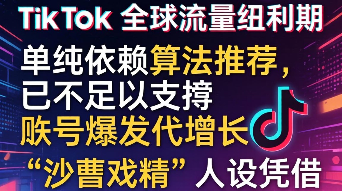 TikTok 沙雕戏精 全球账号粉丝增长秘籍