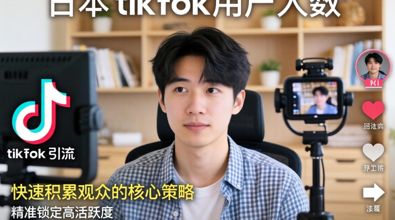 直播引流 日本的tiktok用户人数 快速积累观众