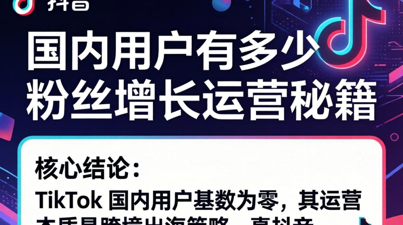 TikTok 国内用户有多少 粉丝增长运营秘籍