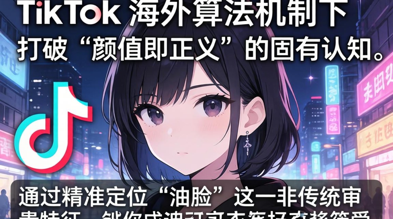 算法分析 海外tiktok油脸女神 获取更多流量